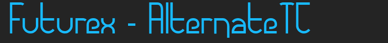Futurex - AlternateTC font
